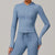 Women Sports Zipper Jacket Yoga Long Sleeved Shirts Summer Sun Protection Clothing Fitness Running Gym Tops UV Resistant Coat