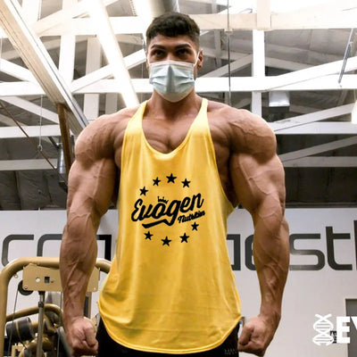 Men's Muscle Fitness Vest Breathable Quick-Dry Gym Workout Tank Top for Summer Running Bodybuilding Trendy Casual Sportswear