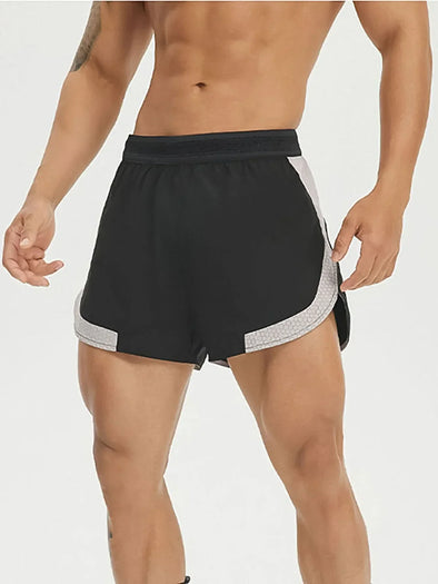 Gym Shorts for Men with Pockets Black Workout and Running Shorts
