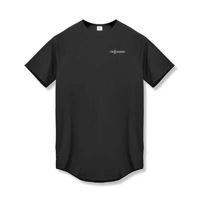 Gym Fitness Bodybuilding Muscle T-shirts Mens Fashion Hip Hop Slim Fit Sport Clothing Summer Quick Dry Breathable Sport Shirts