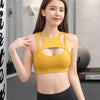Fitness Sports Bra Gym Woman Sexy Hollow Push Up High Impact Shockproof Underwear Naked Crop Top Mujer Workout Women'S Yoga Bra