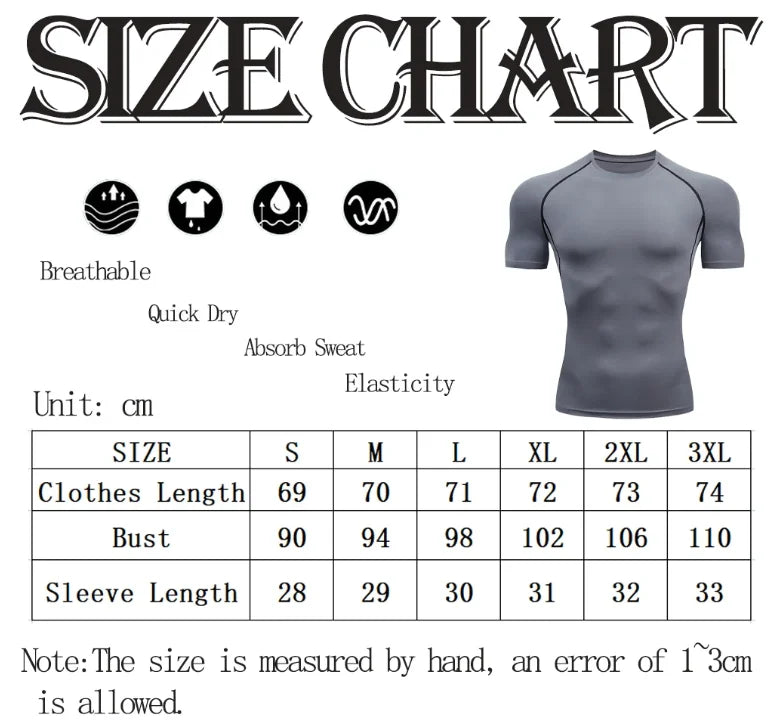 Men's T Shirt Outdoor Training Fitness Gym Jogging Running Sweatshirt Bat/-Man Compression Shirts Tight Elastic Breathable