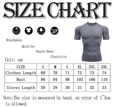 Men's T Shirt Outdoor Training Fitness Gym Jogging Running Sweatshirt Bat/-Man Compression Shirts Tight Elastic Breathable