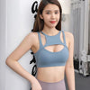 Fitness Sports Bra Gym Woman Sexy Hollow Push Up High Impact Shockproof Underwear Naked Crop Top Mujer Workout Women'S Yoga Bra