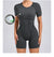 Short Jumpsuit Gym Clothes For Women Sportswear Fitness Overalls Backless Scrunch Booty Yoga Suit Sports Set Outfit