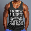 Men's Gym Fitness Tank Tops Summer Outdoor Sports Sleeveless Vest Top Loose Round Neck Breathable Comfortable Simple Design Tees