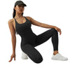Jumpsuit Women One-piece Outfit  Sleeveless Square Neck  Bodysuit  Casual Streetwear Playsuits Sport Fitness Jumpsuit Women