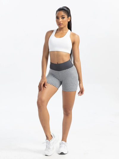 Women Sports Short Yoga Legging Shorts Squat Proof High Waist Fitness Tight Shorts Quick Drying Cycling Workout Gym Shorts