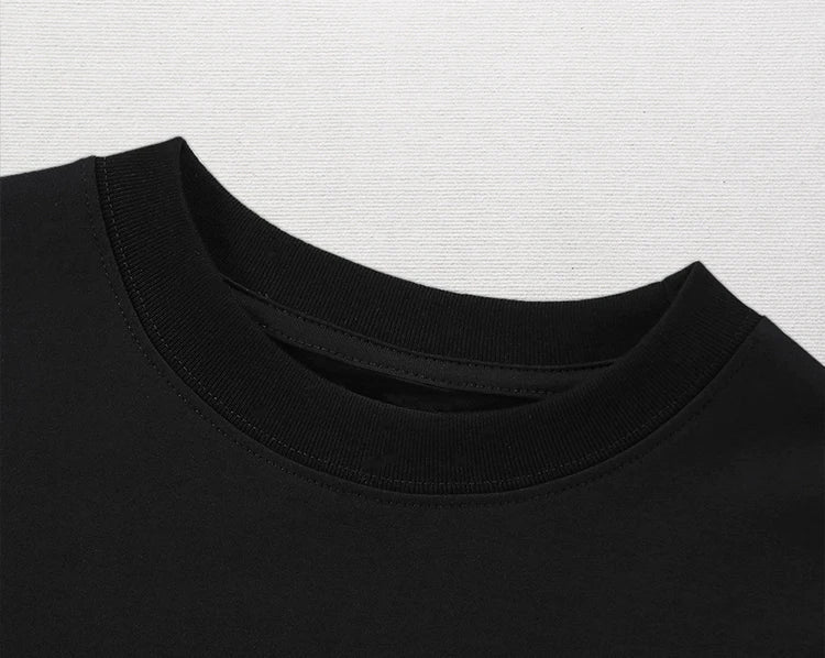 2025 Men's and Women's Fitness Short-sleeved T-shirts, Loose Cotton Round-neck T-shirts, Trendy and Fashionable