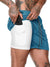 2025 Men Running Shorts New 2 In 1 Double-deck Sport Shorts Gym Fitness Short Pants Training Jogging Bottom Men's Clothing