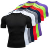 Men's T Shirt Outdoor Training Fitness Gym Jogging Running Sweatshirt Bat/-Man Compression Shirts Tight Elastic Breathable