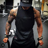 Men's Brand Gym Clothing Bodybuilding Singlets Sports Tank Top Man Fitness Shirt Muscle Guys Sleeveless Vest Casual Cotton Top