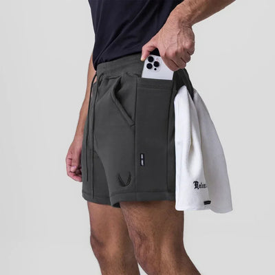 Mens Shorts Sports Gym Training Shorts American Casual Trendy Running Fitness Functional Shorts Breathable Shorts Men'S Clothing