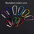 2025 New Barbell Keychain DlY Silicone Dumbbell Keychain Gym Gifts for Gym Lovers Fitness Trainer Gift Backpack Car Key Pendant