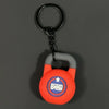 2025 New Barbell Keychain DlY Silicone Dumbbell Keychain Gym Gifts for Gym Lovers Fitness Trainer Gift Backpack Car Key Pendant