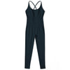 Jumpsuit Women One-piece Outfit  Sleeveless Square Neck  Bodysuit  Casual Streetwear Playsuits Sport Fitness Jumpsuit Women