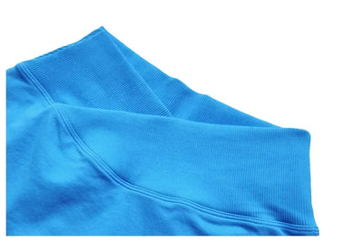 Women's fitness shorts  high-waisted buttock-lifting  tight  quick-drying  sporty yoga three-quarter shorts