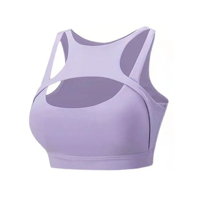 Fitness Sports Bra Gym Woman Sexy Hollow Push Up High Impact Shockproof Underwear Naked Crop Top Mujer Workout Women'S Yoga Bra