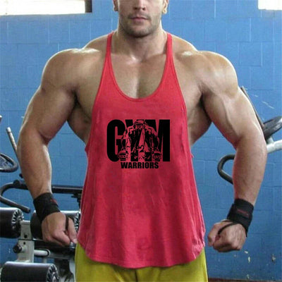 Gym Bodybuilding Tank Tops Fashion Y-back Suspenders Vests Cotton Breathable Sleeveless Singlets Mens Fitness Muscle Sport Shirt