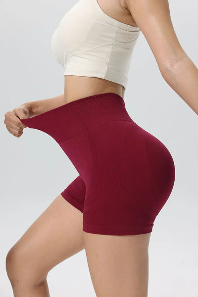 Women High Waist Yoga Shorts Workout Leggings Fitness Sportswear Woman Gym Running Activewear Tummy Control Sports Clothing