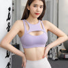 Fitness Sports Bra Gym Woman Sexy Hollow Push Up High Impact Shockproof Underwear Naked Crop Top Mujer Workout Women'S Yoga Bra