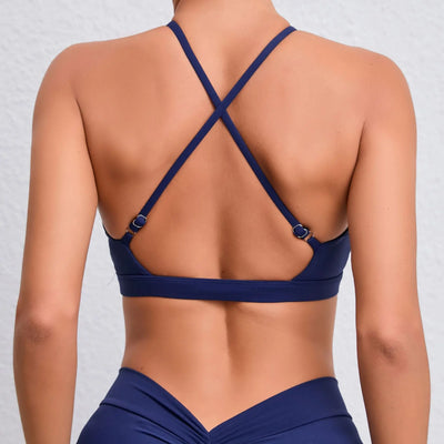 Women Sports Bra Push Up Top Sexy Sport Bra Yoga Gym Workout Crop Top Brassiere Fitness Top Sport Breathable Beauty Back Bras