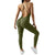 Jumpsuit Women One-piece Outfit  Sleeveless Square Neck  Bodysuit  Casual Streetwear Playsuits Sport Fitness Jumpsuit Women