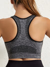 Women's Workout Sports Bras Fitness Backless Padded Ivy Low Impact Bra Yoga Crop Tank Top