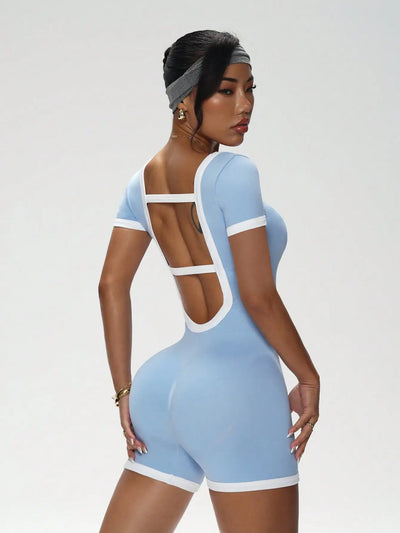 Jumpsuits Women Yoga Shorts Female Sleeveless Sport Romper Bodysuits Summer Yoga Playsuits Skinny Gym Fitness Outfits