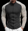 2024 New Men Sportswear Fitness Top Gym Jacket Quick-drying Breathable Slim Long-sleeved T-shirt Running Training Clothes Autumn