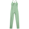Jumpsuit Women One-piece Outfit  Sleeveless Square Neck  Bodysuit  Casual Streetwear Playsuits Sport Fitness Jumpsuit Women