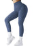 Ribbed Leggings Women Seamless High Waist Sexy Push Up Butt Yoga Pants Gym Fitness Legging Tummy Control Workout Running Tights