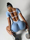 Jumpsuits Women Yoga Shorts Female Sleeveless Sport Romper Bodysuits Summer Yoga Playsuits Skinny Gym Fitness Outfits