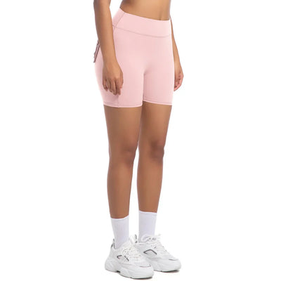 Womens Workout Shorts with Pockets Scrunch Butt Gym Biker Shorts High Waisted Booty Cargo Pants Yoga Running Leggings Activewear