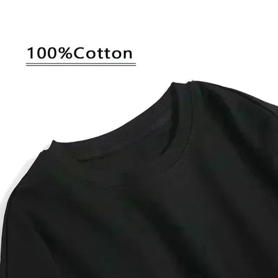 2025 Men's and Women's Fitness Short-sleeved T-shirts, Loose Cotton Round-neck T-shirts, Trendy and Fashionable