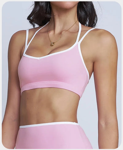Women Sports Bra High Strength Push Up Top Fitness Underwear Yoga Bras Sport Tops for Women Breathable Running Vest Gym Wear