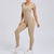 Women's Yoga Jumpsuit Fitness Sport Set Overalls Gym Clothing Wear Pilates Workout Clothes Women Short Sleeves Outfit Activewear