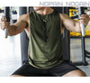 2025 NEW Fitness Sports Tank Tops Men Gyms Workout Sleeveles Shirt Male Summer Loose Undershirt basketball Running men Ves
