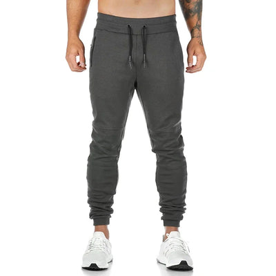 Men's Lightweight Gym Jogger Pants Breathable Hiking Jogging Runing Stretch Exercise Workout Sweatpants with Zipper Pocket Pants