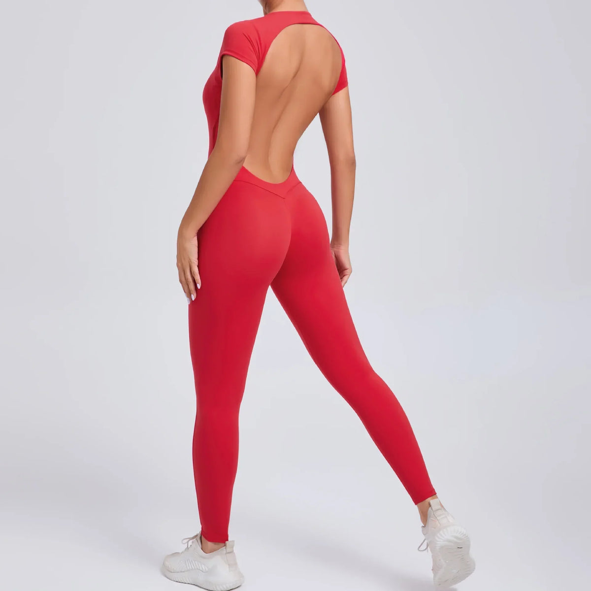 Women's Yoga Jumpsuit Fitness Sport Set Overalls Gym Clothing Wear Pilates Workout Clothes Women Short Sleeves Outfit Activewear