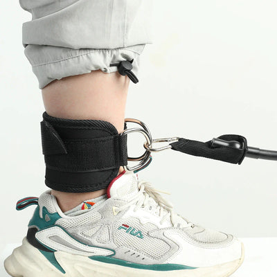 Fitness Ankle Straps Adjustable D-Ring Support Cuffs Gym Leg Excercises Training Workouts Sports Fit Guard Safety Abductors