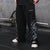 Unisex Streetwear Gym Pants Men Women Casual Drawstring Loose Fit Workout Wide Leg Trousers Jogger Alternative Fitness Fashion