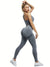 Women Gym Leggings Sexy High Waist Yoga Pants Tummy Control Athleisure Running Workout Fitness Leggings