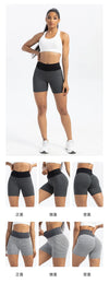 Women Sports Short Yoga Legging Shorts Squat Proof High Waist Fitness Tight Shorts Quick Drying Cycling Workout Gym Shorts