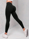 Women Yoga Leggings Hips Lifting Gym Leggings Seamless Sport Pants High Waist Fitness Leggings Bubble Butt Workout Running Pants