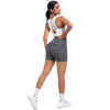 Womens Workout Shorts with Pockets Scrunch Butt Gym Biker Shorts High Waisted Booty Cargo Pants Yoga Running Leggings Activewear