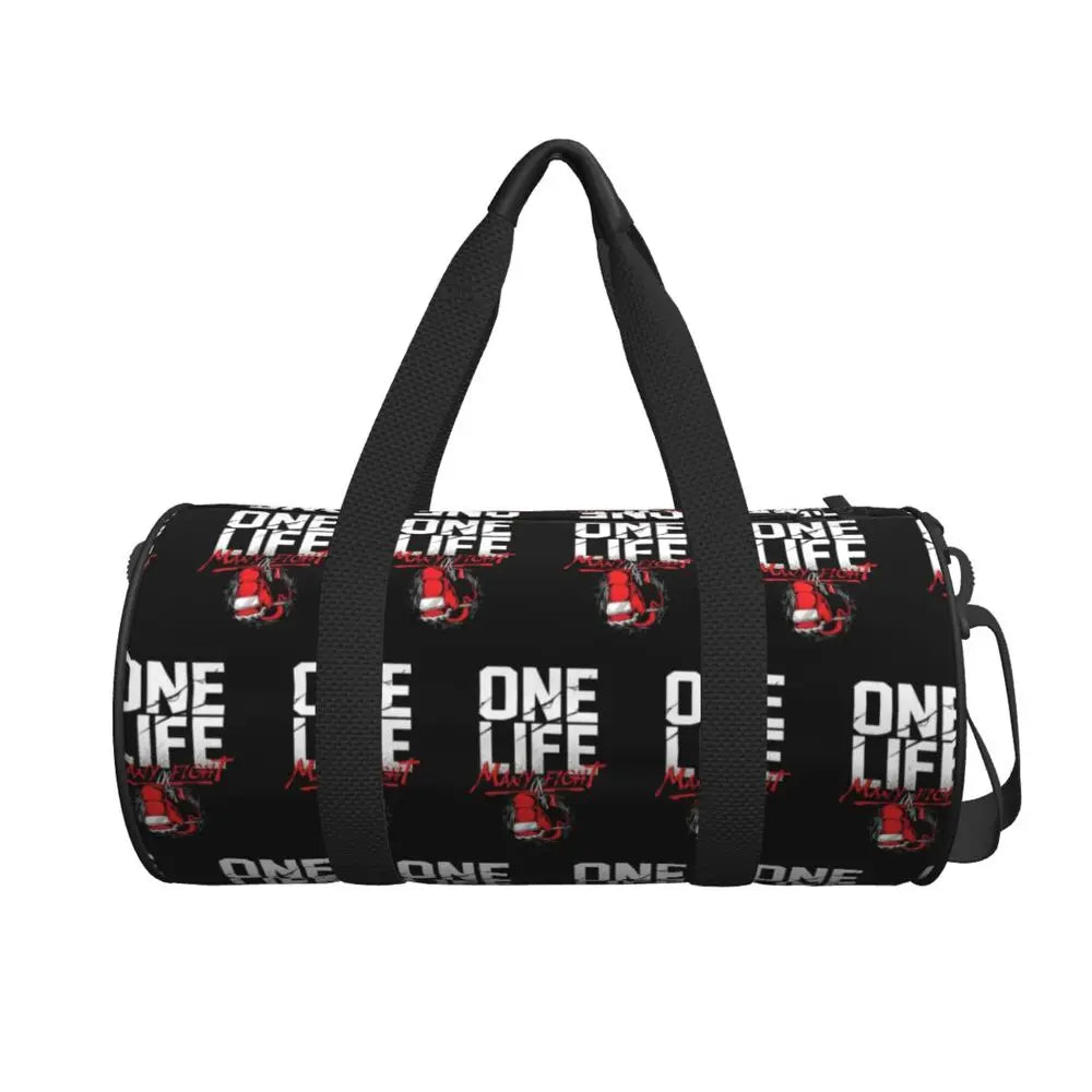 Boxing Kickboxing Sports Bags Training Gym Bag Gym Accessories Novelty Handbags Men's Custom Portable Fitness Bag