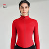 Women's Sports Fitness Long Sleeve Jacket New Yoga Clothing Tops Gym Tight Training Clothing Quick Dry Running Jacket