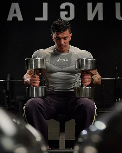 2025 YOUNGAL New Men's Fitness T-shirts clothing  sports Tshirt tights high elastic training short sleeve fitness man clothing