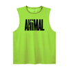 Mens Gym Tank Tops Animal Print Mesh Bodybuilding Clothing Fitness Sleeveless Shirt Quick Dry Basketball Jerseys Sports Vest